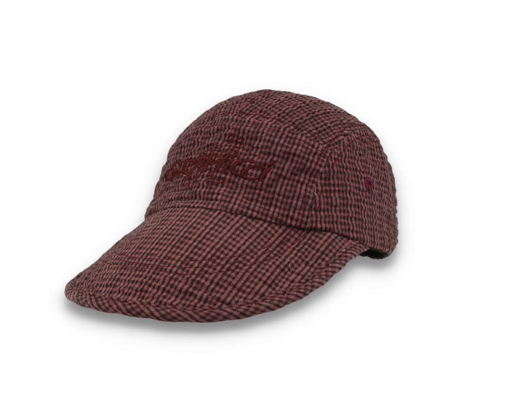 O.G. Seersucker Canyon Cap Dusty Maroon Garment Dyed - LOKK