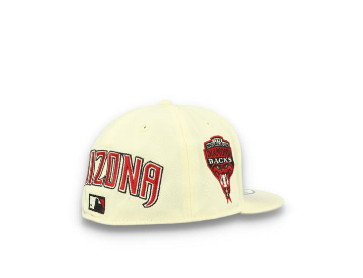 59FIFTY Upside Down All Over Print Arizona Diamondbacks Chrome White