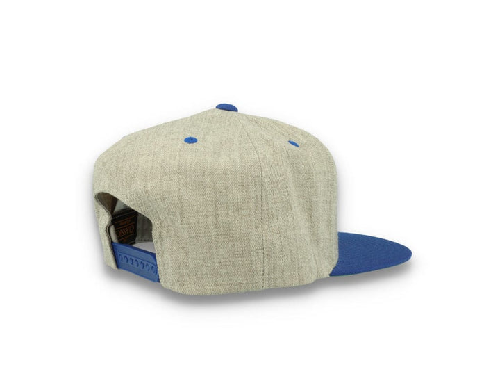 Yupoong Classic Snapback 6089MT Heather Grey/Royal - LOKK