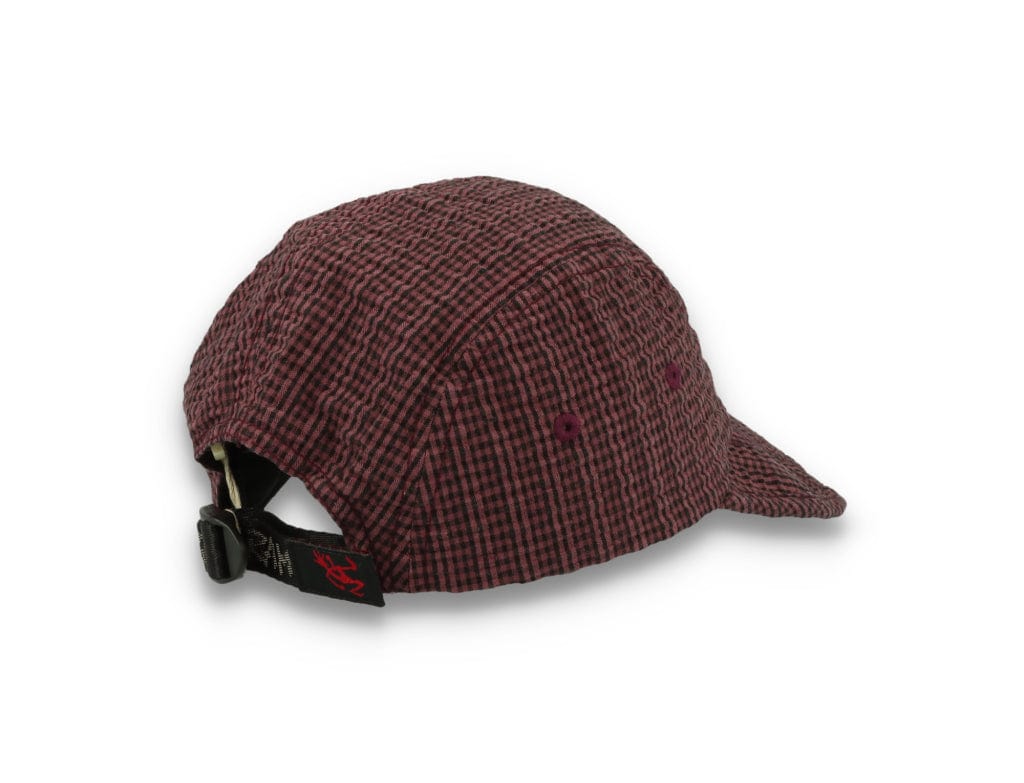 O.G. Seersucker Canyon Cap Dusty Maroon Garment Dyed - LOKK