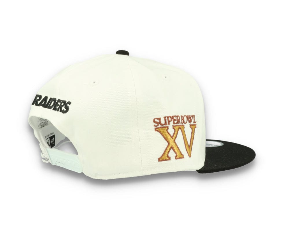 9FIFTY White Crown Patches Las Vegas Raiders Optic White - LOKK