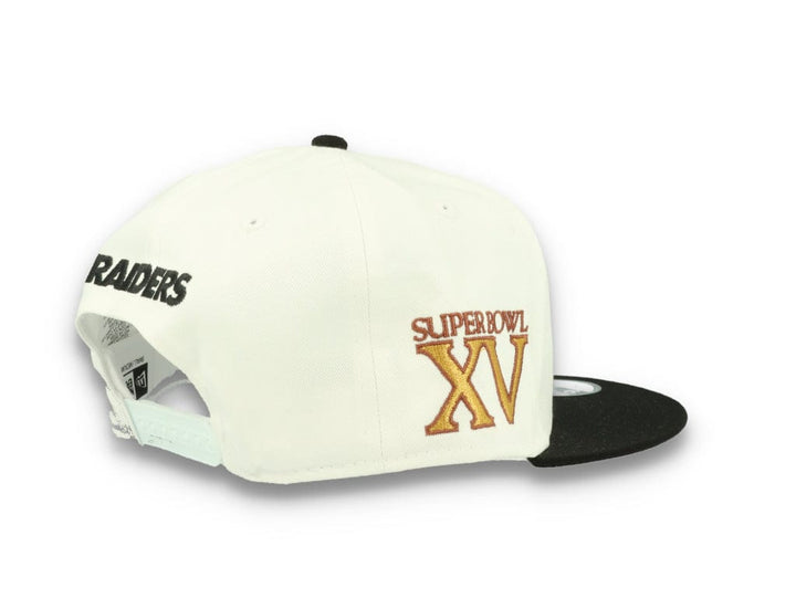 9FIFTY White Crown Patches Las Vegas Raiders Optic White - LOKK