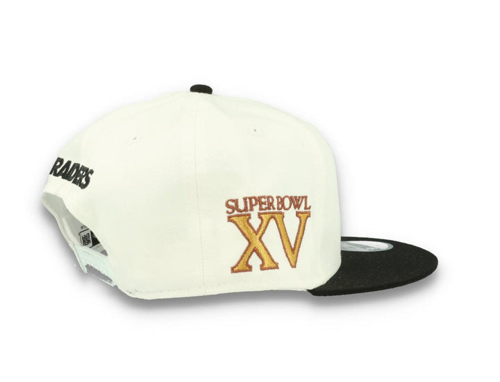 9FIFTY White Crown Patches Las Vegas Raiders Optic White - LOKK