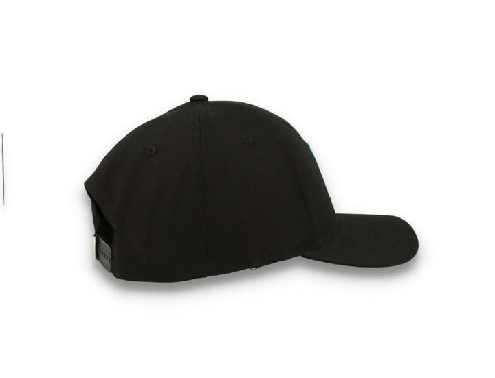 Encore Organic Baseball Cap Black/Washed Denim Blue - LOKK