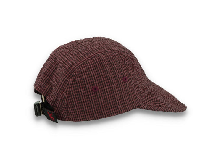 O.G. Seersucker Canyon Cap Dusty Maroon Garment Dyed - LOKK