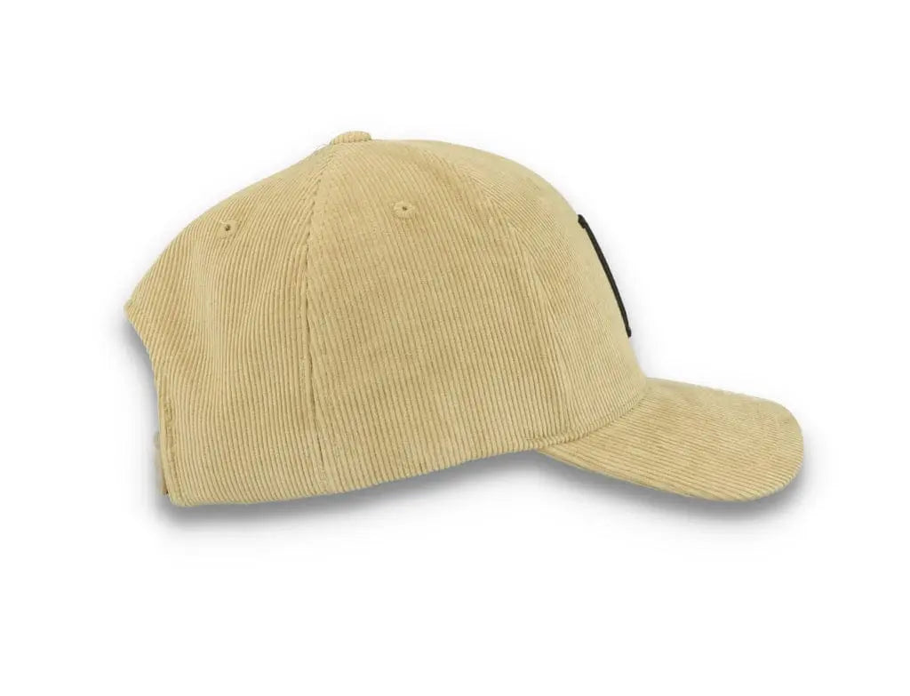Encore Corduroy Baseball Cap Dark Sand/Black - LOKK