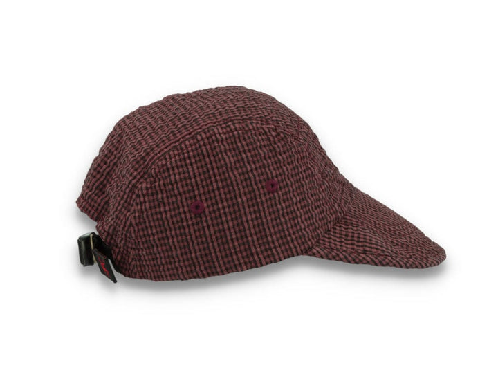 O.G. Seersucker Canyon Cap Dusty Maroon Garment Dyed - LOKK