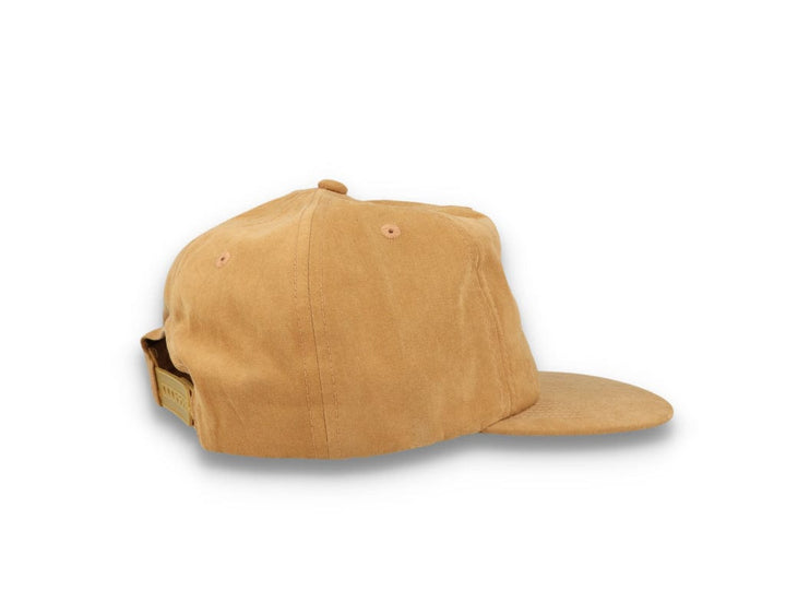 Free & Easy Peach Fuzz Snapback Cap Tan - LOKK