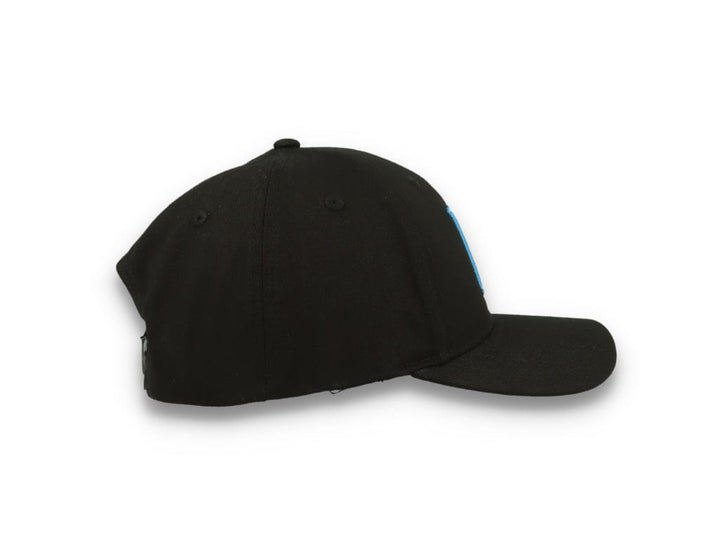 Encore Organic Baseball Cap Black/Washed Denim Blue - LOKK