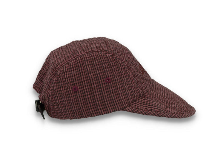 O.G. Seersucker Canyon Cap Dusty Maroon Garment Dyed - LOKK