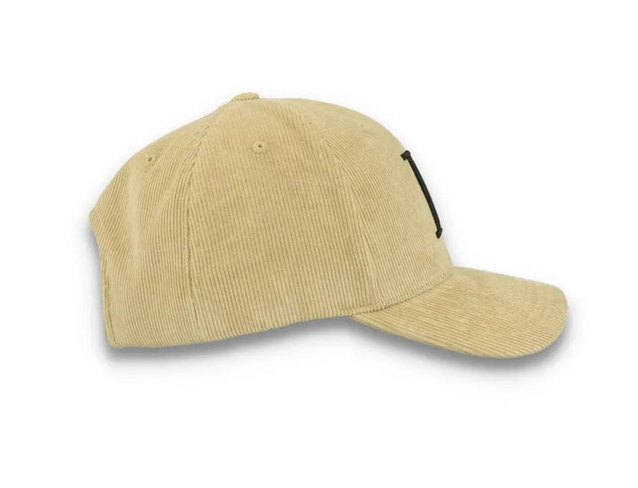Encore Corduroy Baseball Cap Dark Sand/Black - LOKK