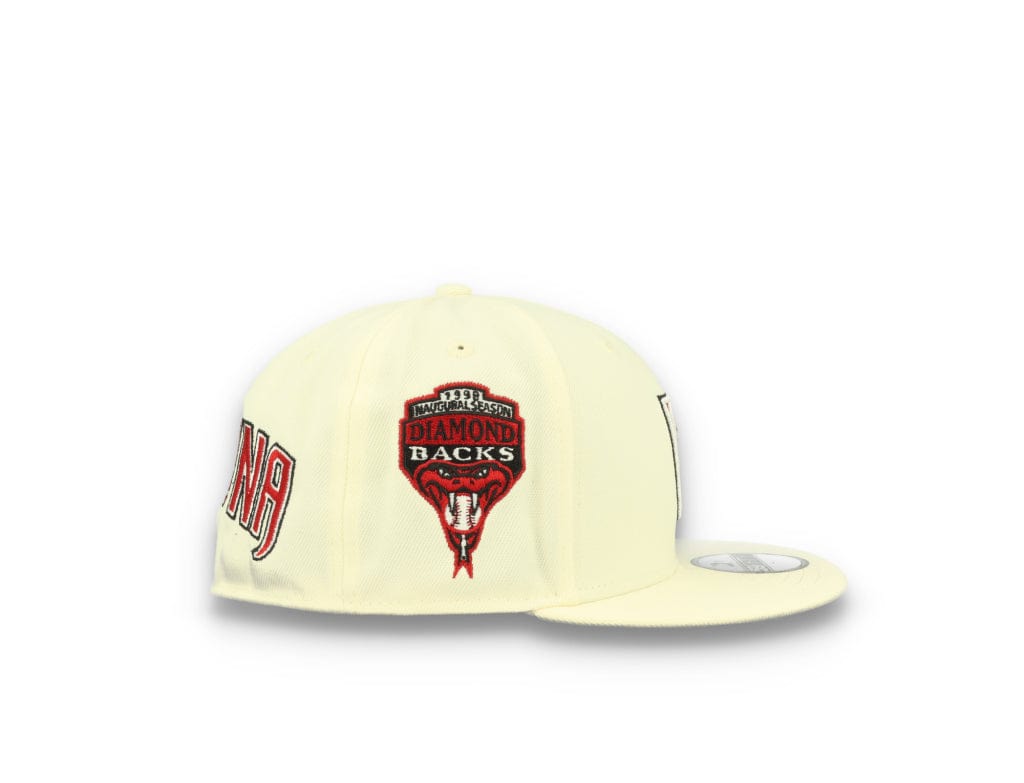 59FIFTY Upside Down All Over Print Arizona Diamondbacks Chrome White