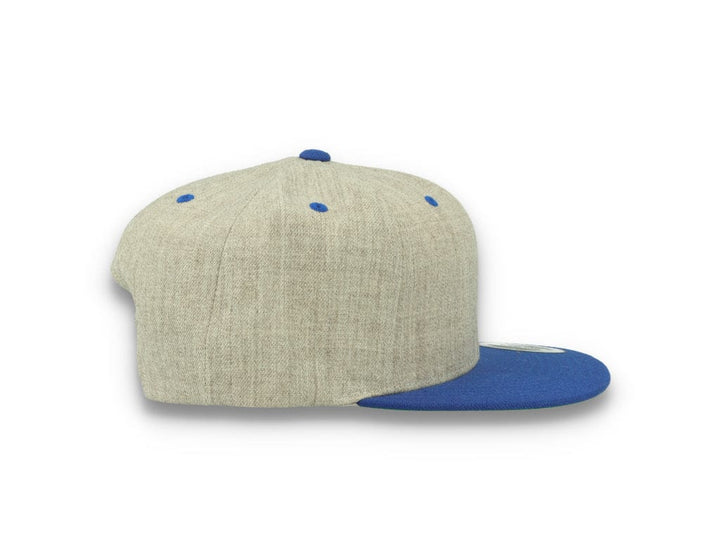 Yupoong Classic Snapback 6089MT Heather Grey/Royal - LOKK