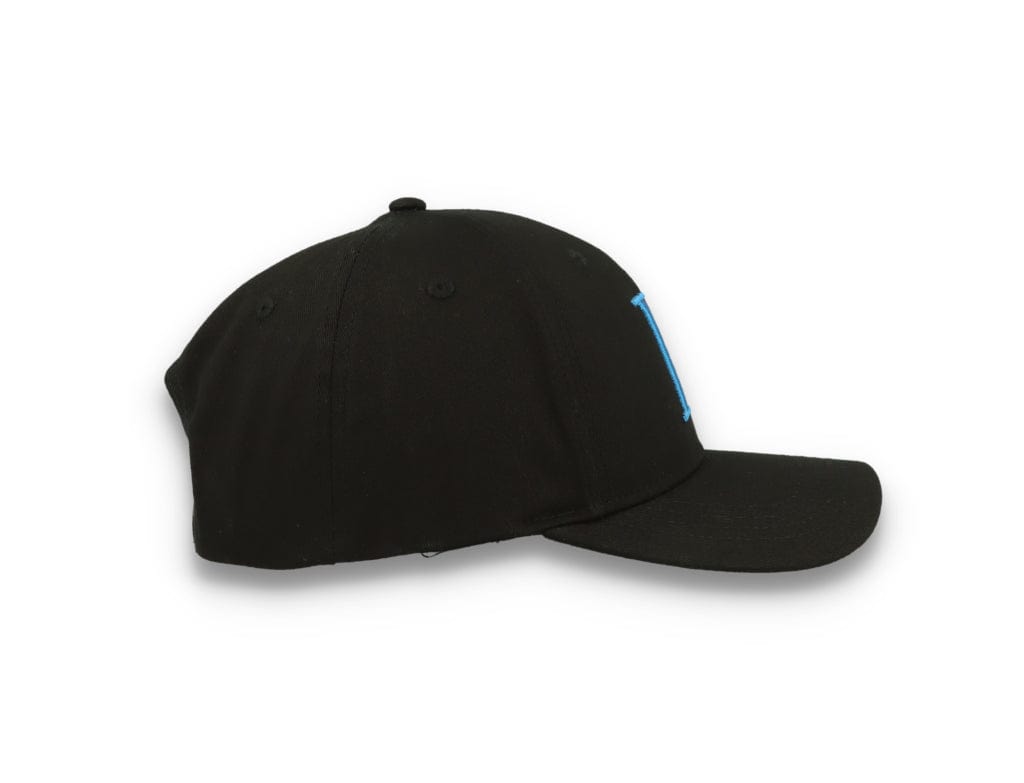 Encore Organic Baseball Cap Black/Washed Denim Blue - LOKK