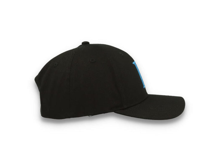 Encore Organic Baseball Cap Black/Washed Denim Blue - LOKK