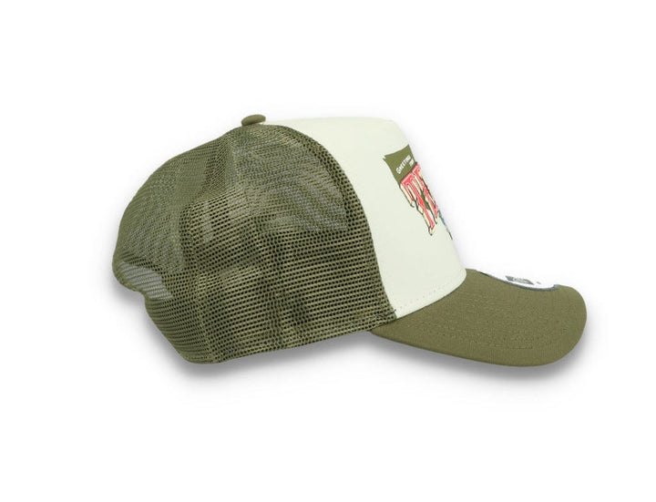 Trucker Cap Us State Wordmark Trucker New  New Olive - LOKK