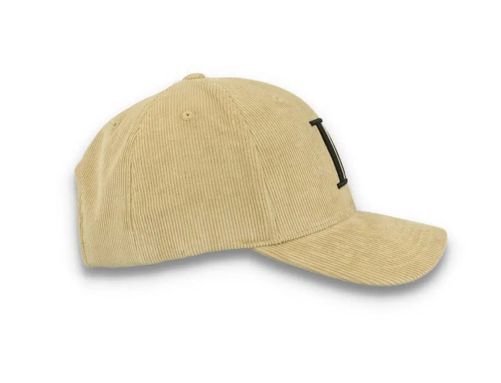 Encore Corduroy Baseball Cap Dark Sand/Black - LOKK