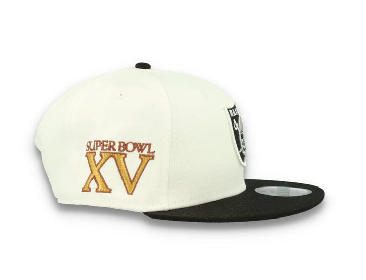 9FIFTY White Crown Patches Las Vegas Raiders Optic White - LOKK