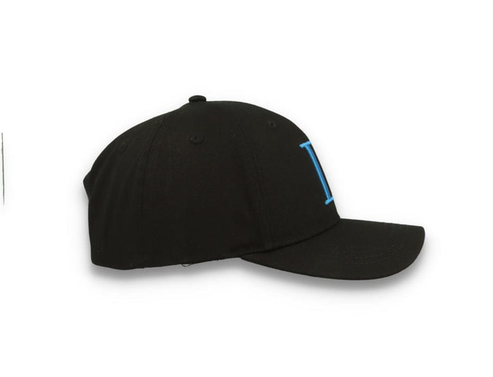 Encore Organic Baseball Cap Black/Washed Denim Blue - LOKK