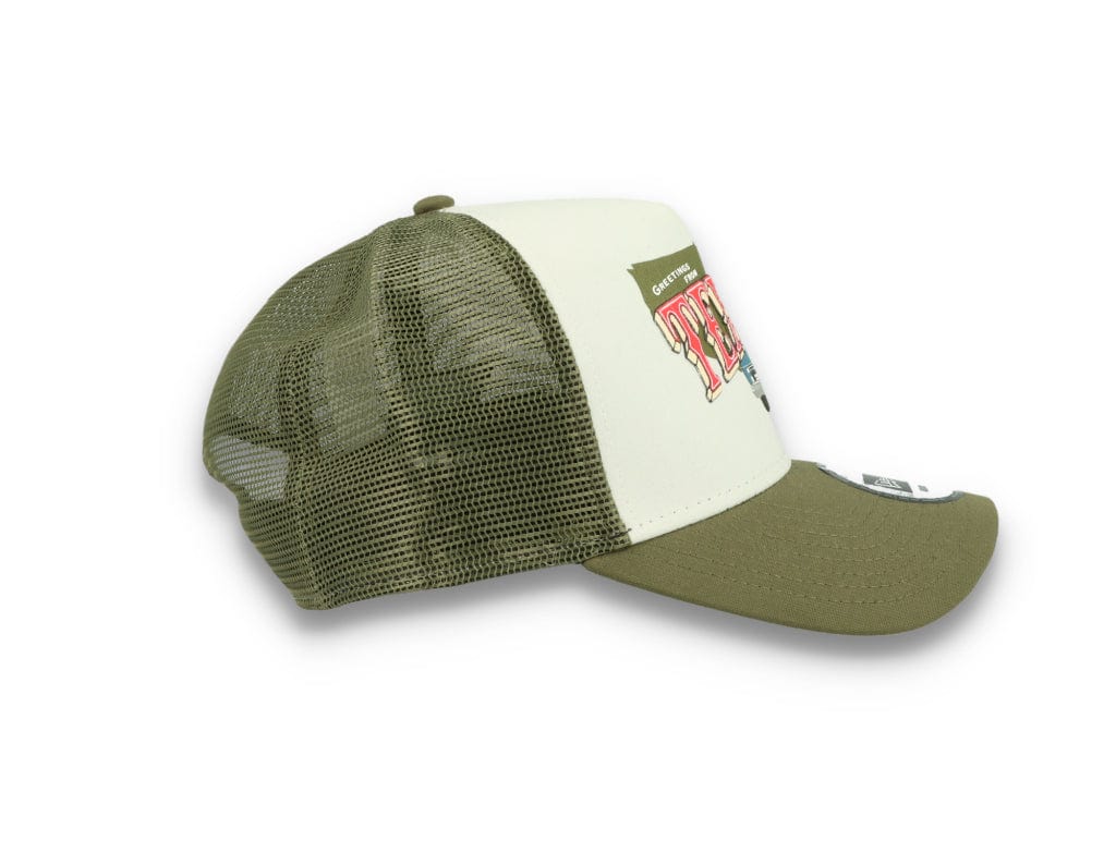 Trucker Cap Us State Wordmark Trucker New  New Olive - LOKK
