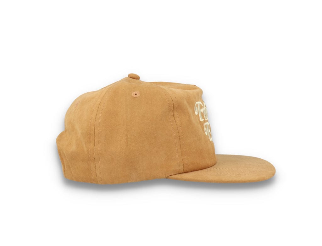 Free & Easy Peach Fuzz Snapback Cap Tan - LOKK