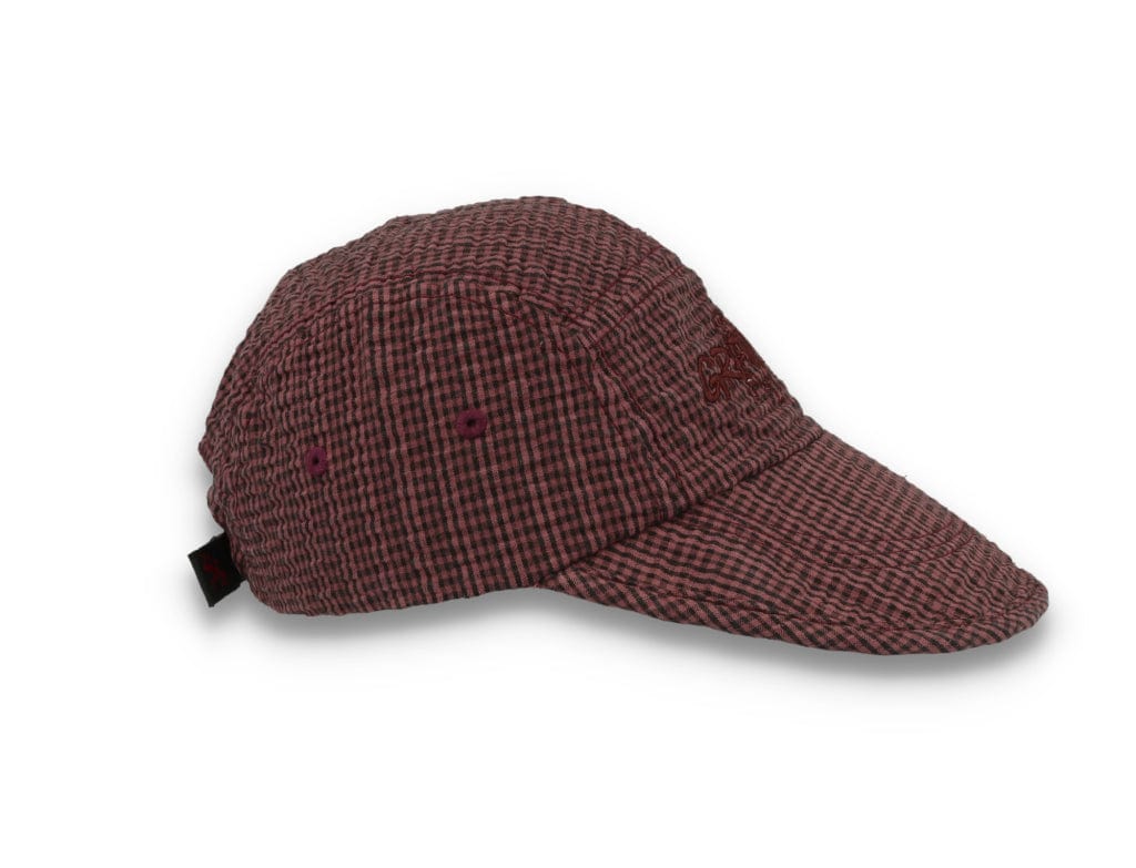 O.G. Seersucker Canyon Cap Dusty Maroon Garment Dyed - LOKK