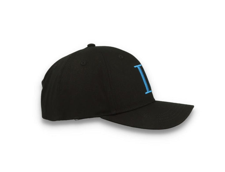 Encore Organic Baseball Cap Black/Washed Denim Blue - LOKK
