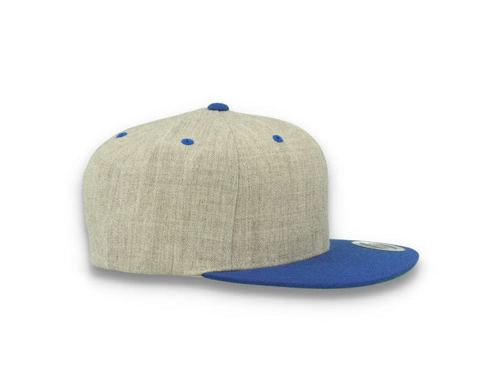 Yupoong Classic Snapback 6089MT Heather Grey/Royal - LOKK