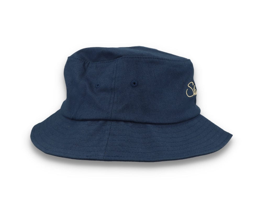 Skinny E Bucket Hat Navy/Stone - LOKK