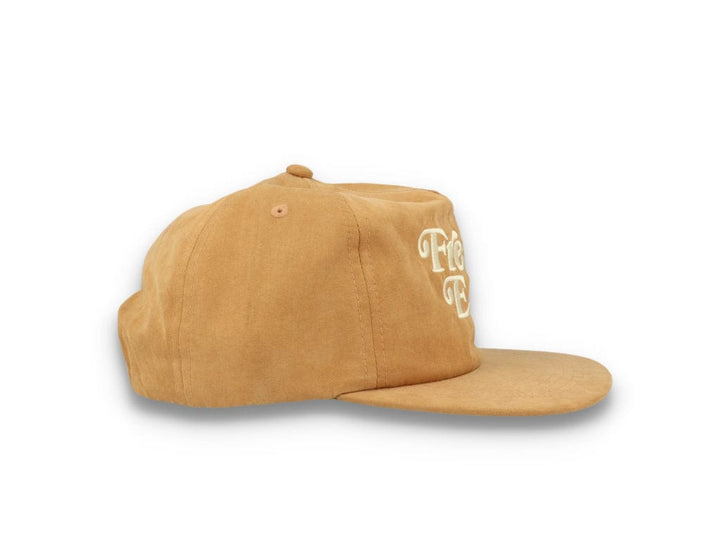 Free & Easy Peach Fuzz Snapback Cap Tan - LOKK