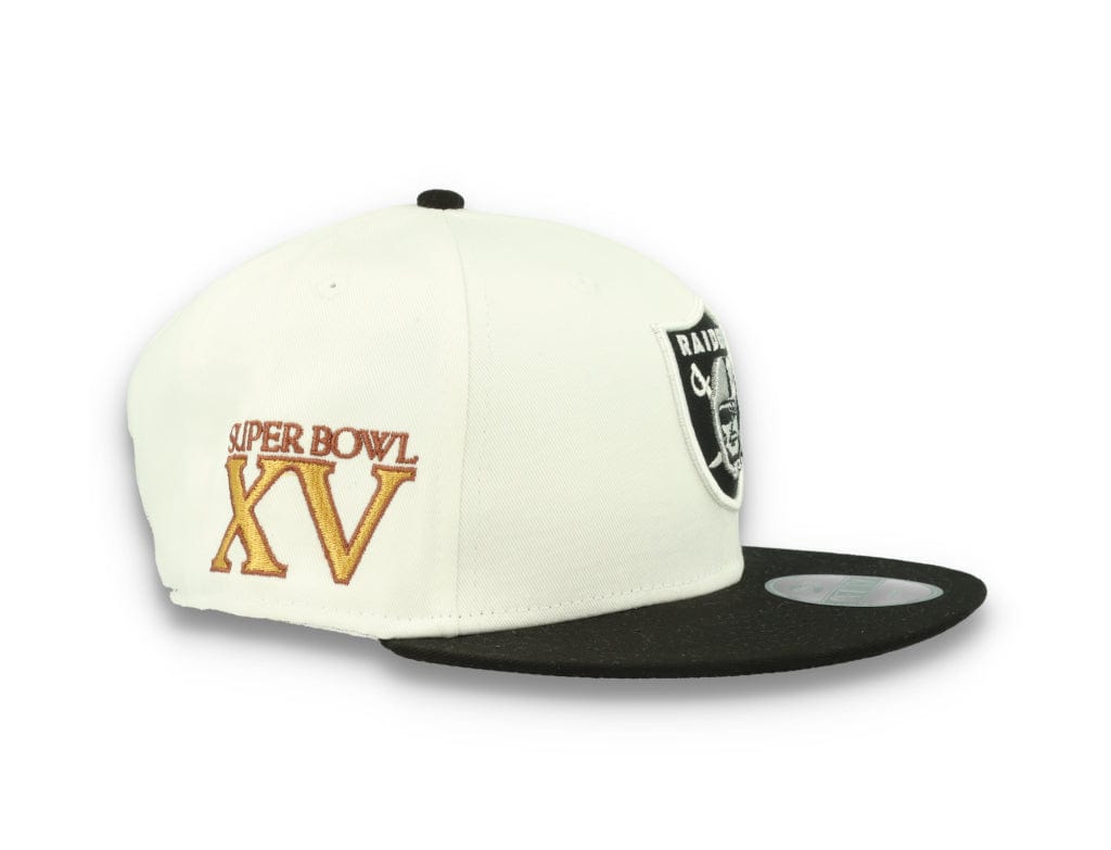 9FIFTY White Crown Patches Las Vegas Raiders Optic White - LOKK