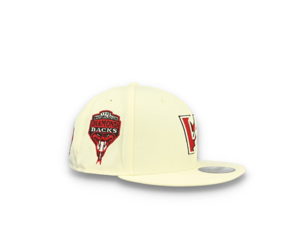 59FIFTY Upside Down All Over Print Arizona Diamondbacks Chrome White