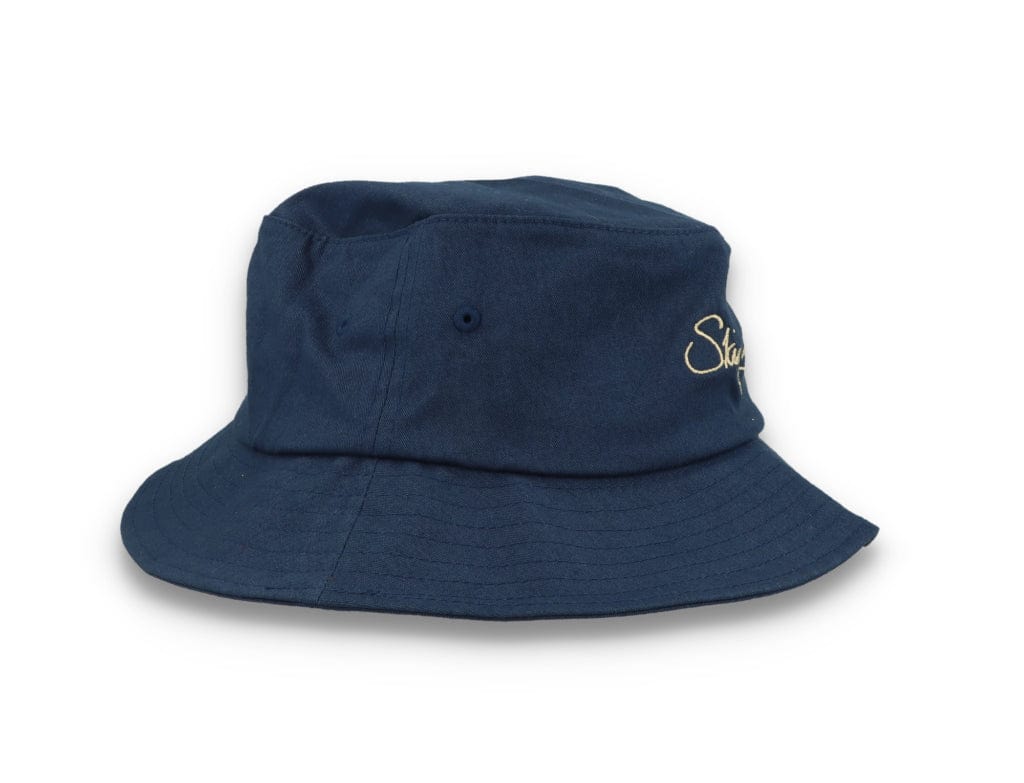 Skinny E Bucket Hat Navy/Stone - LOKK