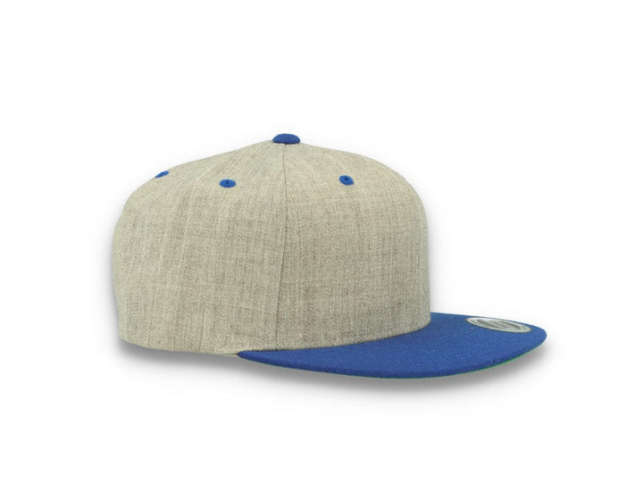 Yupoong Classic Snapback 6089MT Heather Grey/Royal - LOKK
