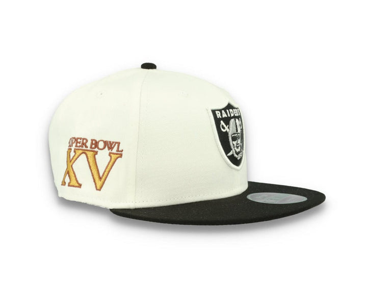 9FIFTY White Crown Patches Las Vegas Raiders Optic White - LOKK
