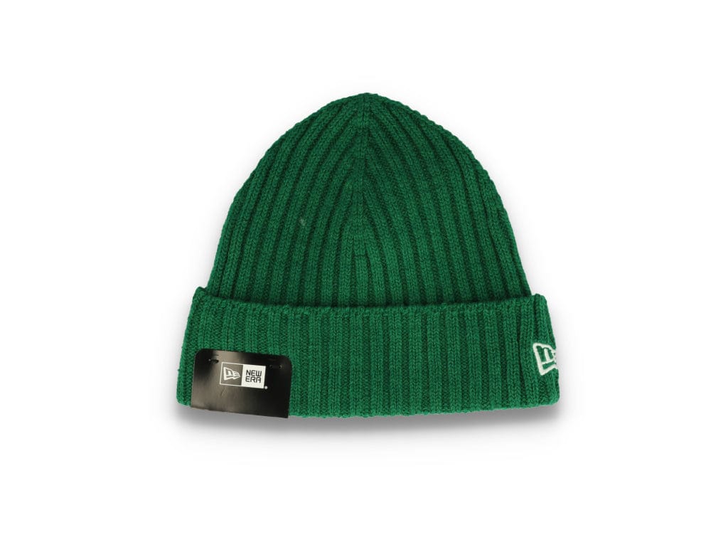 New Era Rib Short Beanie Malachite/White - LOKK