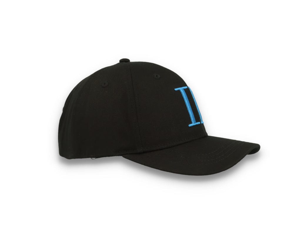 Encore Organic Baseball Cap Black/Washed Denim Blue - LOKK