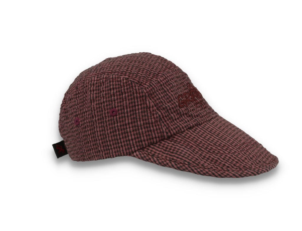 O.G. Seersucker Canyon Cap Dusty Maroon Garment Dyed - LOKK