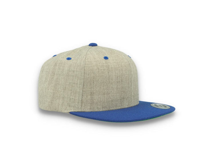 Yupoong Classic Snapback 6089MT Heather Grey/Royal - LOKK
