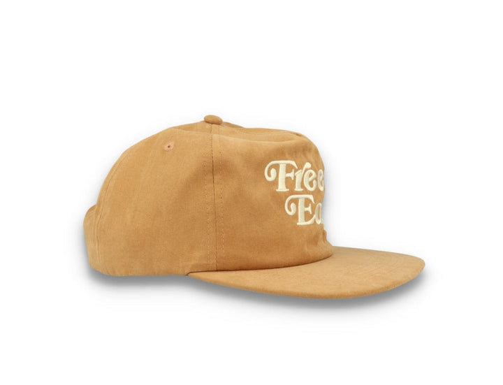 Free & Easy Peach Fuzz Snapback Cap Tan - LOKK