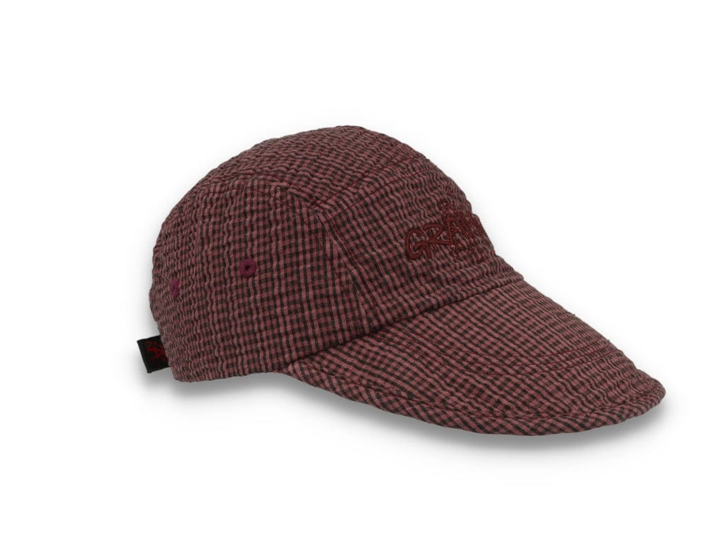 O.G. Seersucker Canyon Cap Dusty Maroon Garment Dyed - LOKK