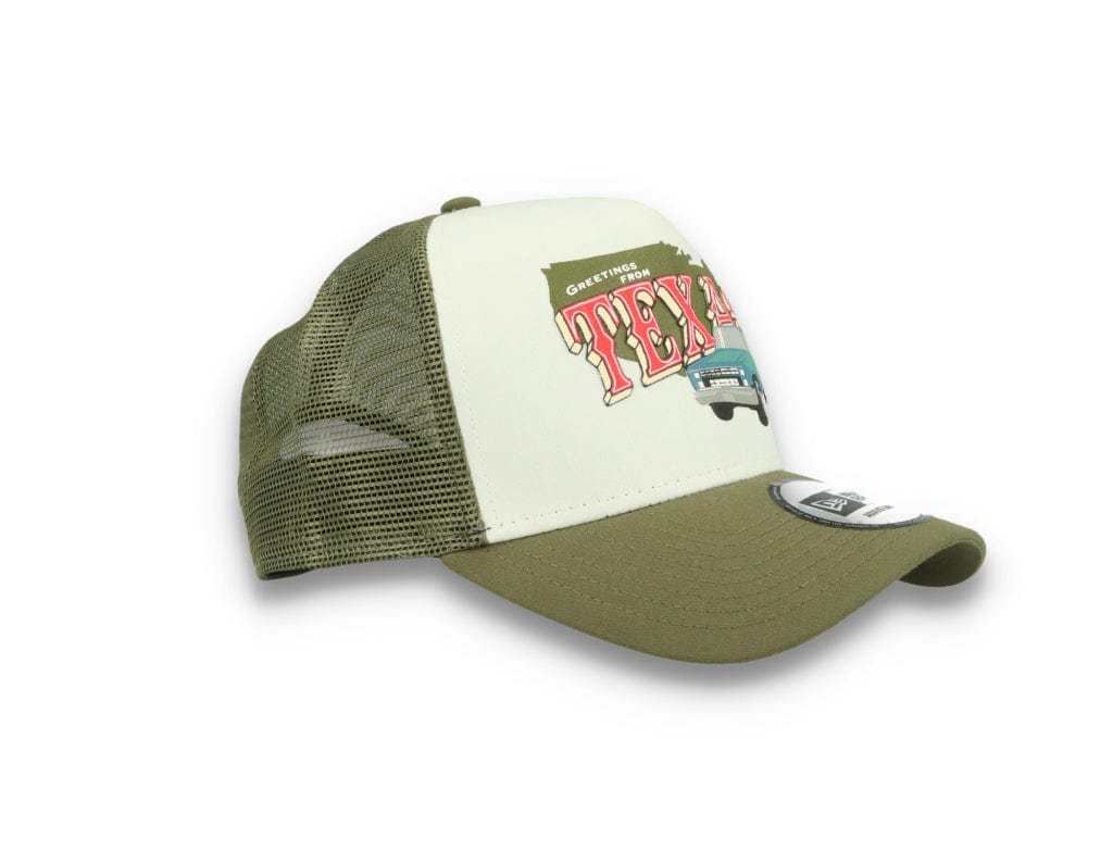Trucker Cap Us State Wordmark Trucker New  New Olive - LOKK