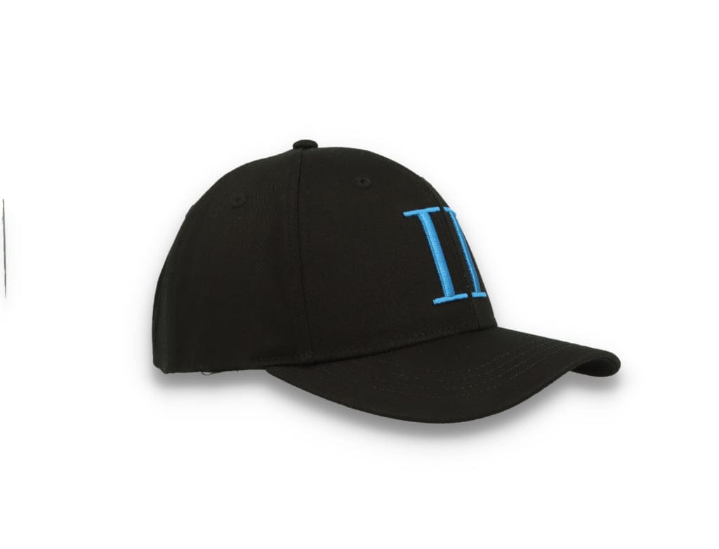 Encore Organic Baseball Cap Black/Washed Denim Blue - LOKK