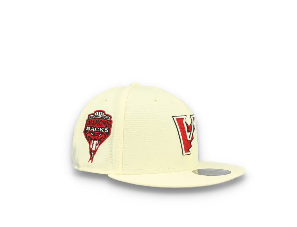 59FIFTY Upside Down All Over Print Arizona Diamondbacks Chrome White