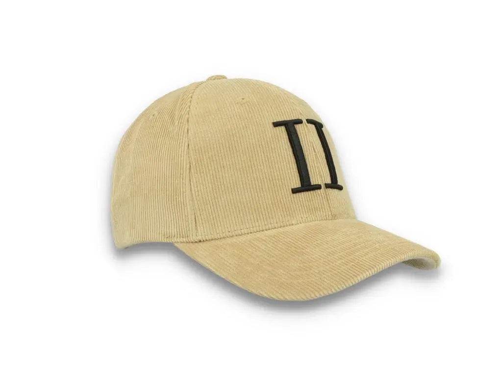 Encore Corduroy Baseball Cap Dark Sand/Black - LOKK