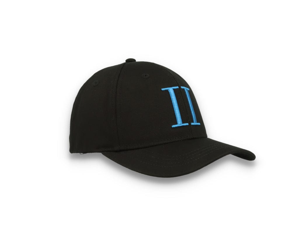 Encore Organic Baseball Cap Black/Washed Denim Blue - LOKK