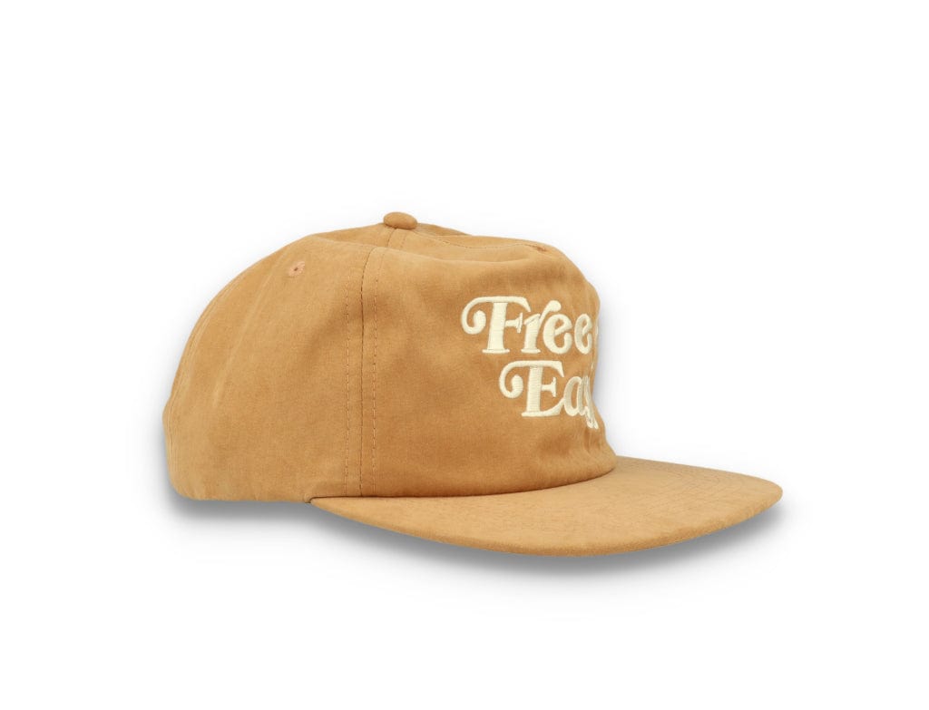 Free & Easy Peach Fuzz Snapback Cap Tan - LOKK