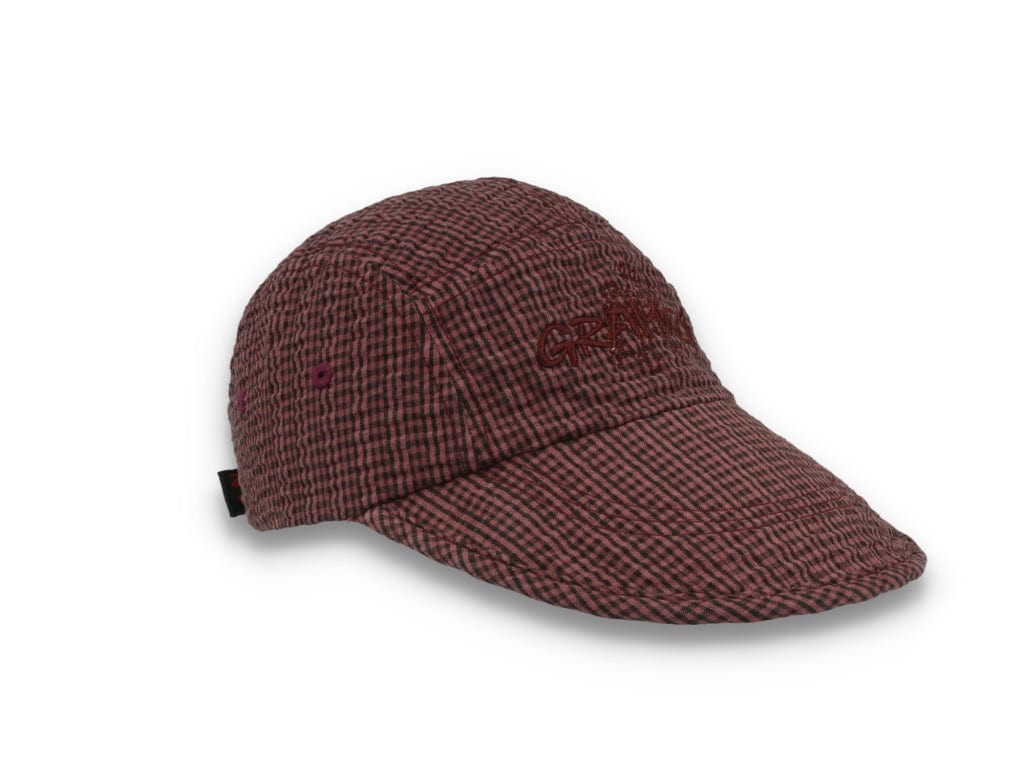 O.G. Seersucker Canyon Cap Dusty Maroon Garment Dyed - LOKK