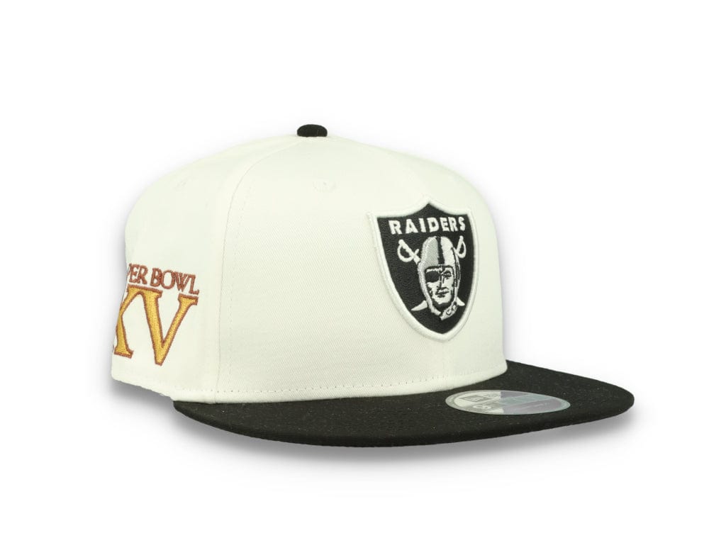 9FIFTY White Crown Patches Las Vegas Raiders Optic White - LOKK
