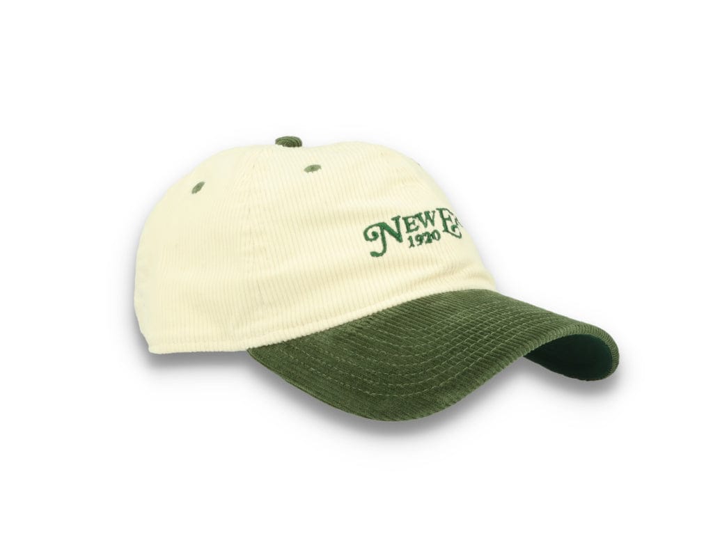 9TWENTY Ne Contrast Cord New Era White/Green - LOKK